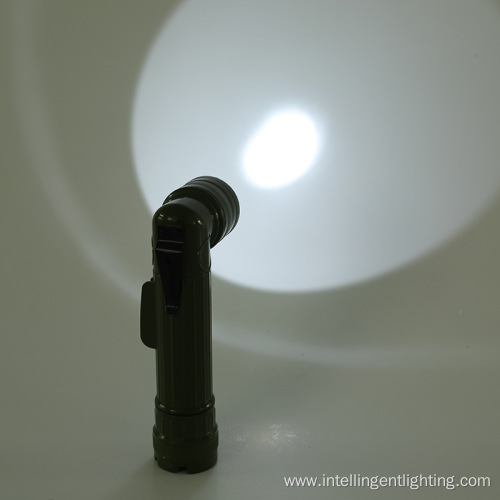 Work Light Plastic Flashlight With Clip And Hook